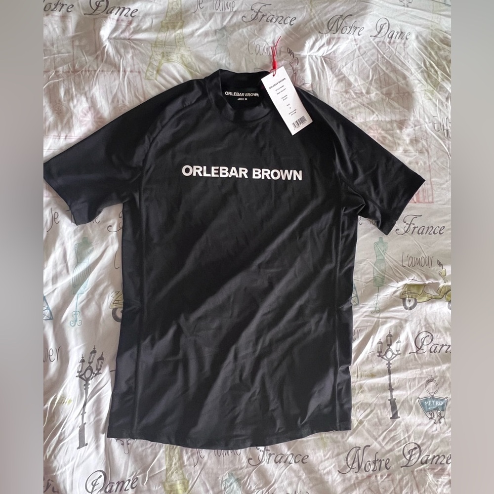 NWT Orlebar Brown Bray SS Hot shirt in black